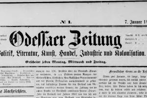 Odessa Zeitung Title